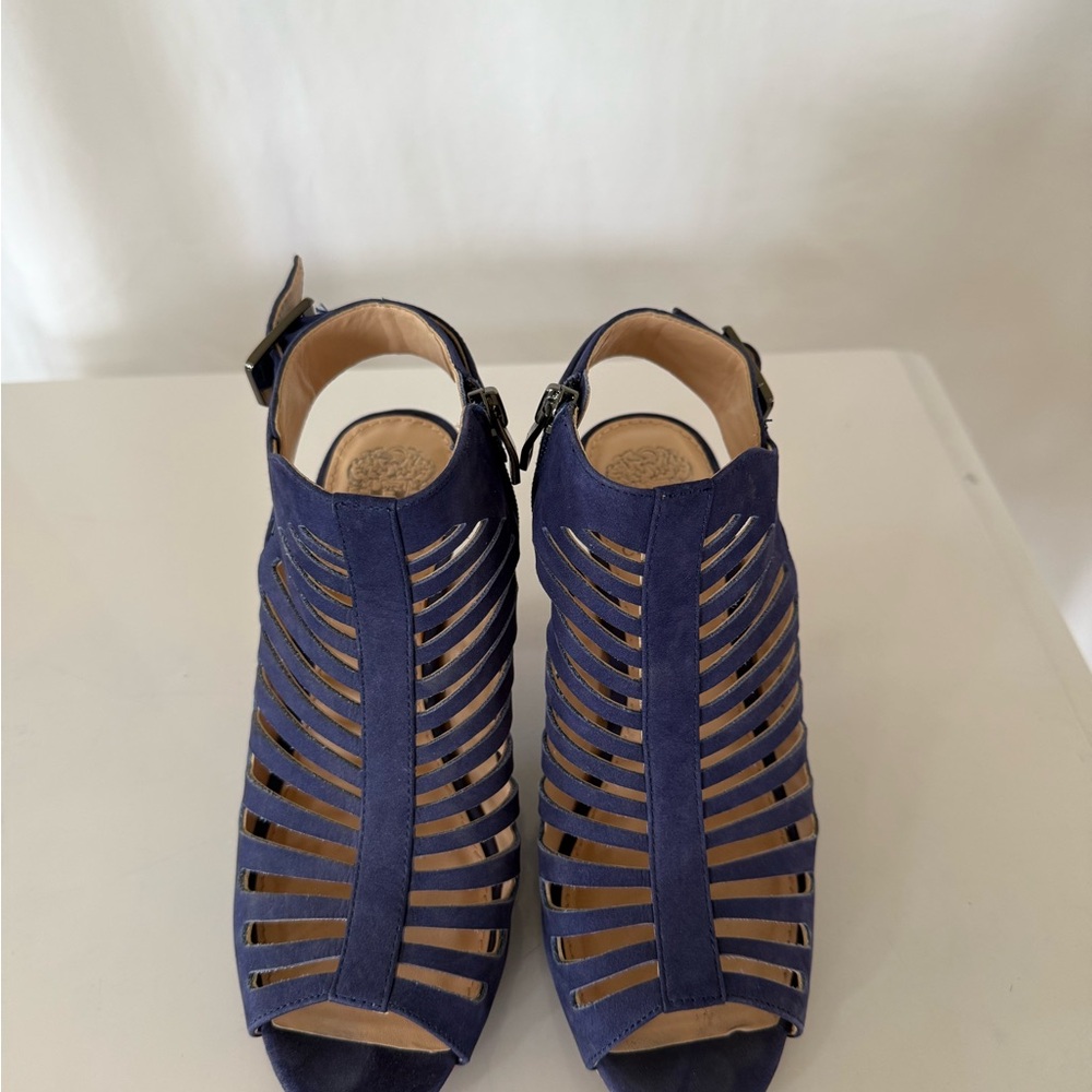Vince Camuto Deep Blue Strappy Sandals